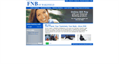 Desktop Screenshot of fnbwakefieldmi.com